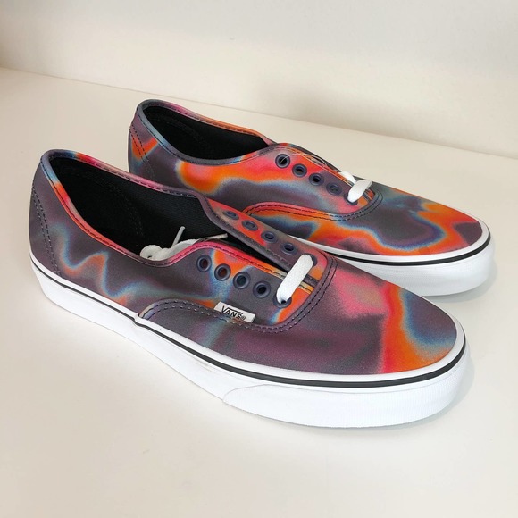 vans authentic dark red